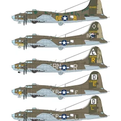 B-17F Flying Fortress 1/72 Kit 1:72 scale Plastic by Italeri