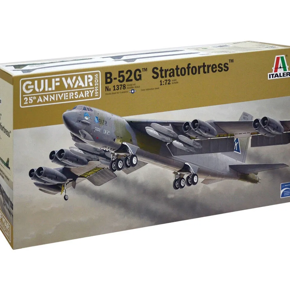 B-52G Stratofortress - Gulf War 1/72 Kit 1:72 Scale Plastic Model Kit by Italeri