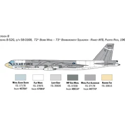 B-52G Stratofortress With Hound Dog 1/72 Kit 1:72 Scale Plastic Model Kit by Italeri