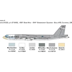B-52G Stratofortress With Hound Dog 1/72 Kit 1:72 Scale Plastic Model Kit by Italeri