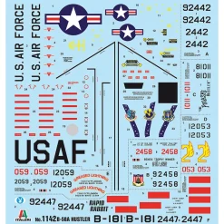 B-58 Hustler 1/72 Kit 1:72 Scale Plastic by Italeri