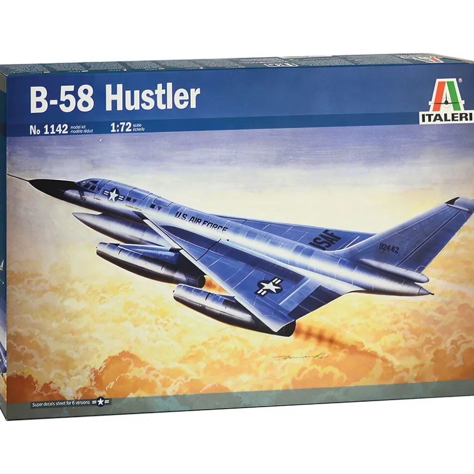 B-58 Hustler 1/72 Kit 1:72 Scale Plastic by Italeri