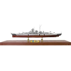 Bismarck Battleship 1/700 Die Cast Model - Full Hull Display Battle of the Denmark Strait, May 1941 1:700 scale Metal by Forces of Valor