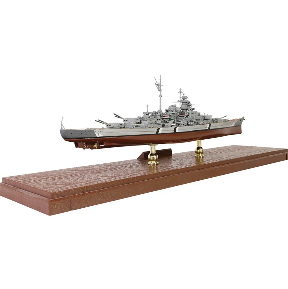 Bismarck Battleship 1/700 Die Cast Model - Full Hull Display Battle of the Denmark Strait, May 1941 1:700 scale Metal by Forces of Valor