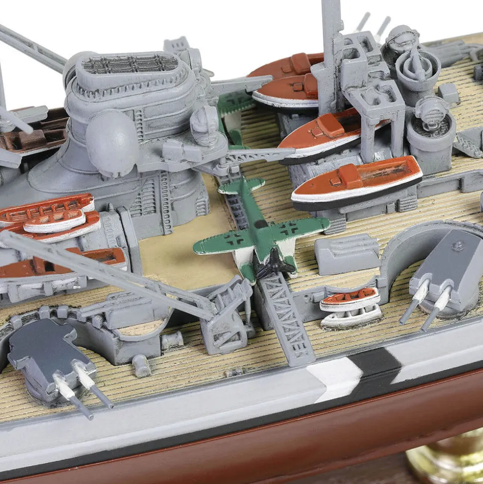 Bismarck Battleship 1/700 Die Cast Model - Full Hull Display Battle of the Denmark Strait, May 1941 1:700 scale Metal by Forces of Valor