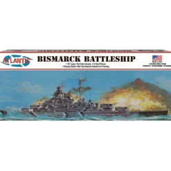 BISMARCK BATTLESHIP 1/618 KIT 1:600 Scale Plastic by Atlantis Models