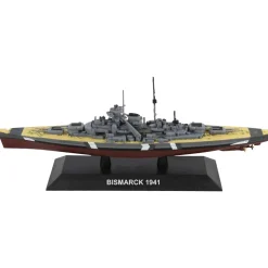 1941 Bismarck 1/1250 Die Cast Model Motor City Classics (24223-41) 1:1250 scale Metal by Militaria Diecast