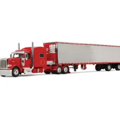 Blackjack Express Peterbilt 589 with 78" Sleeper & 53' Utility Reefer Trailer 1:64 Scale by Diecast Promotions