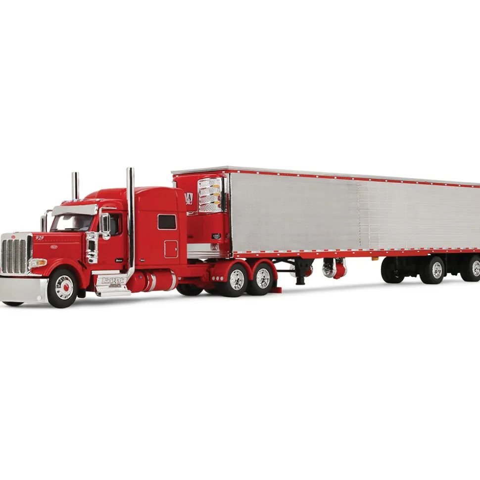 Blackjack Express Peterbilt 589 with 78" Sleeper & 53' Utility Reefer Trailer 1:64 Scale by Diecast Promotions