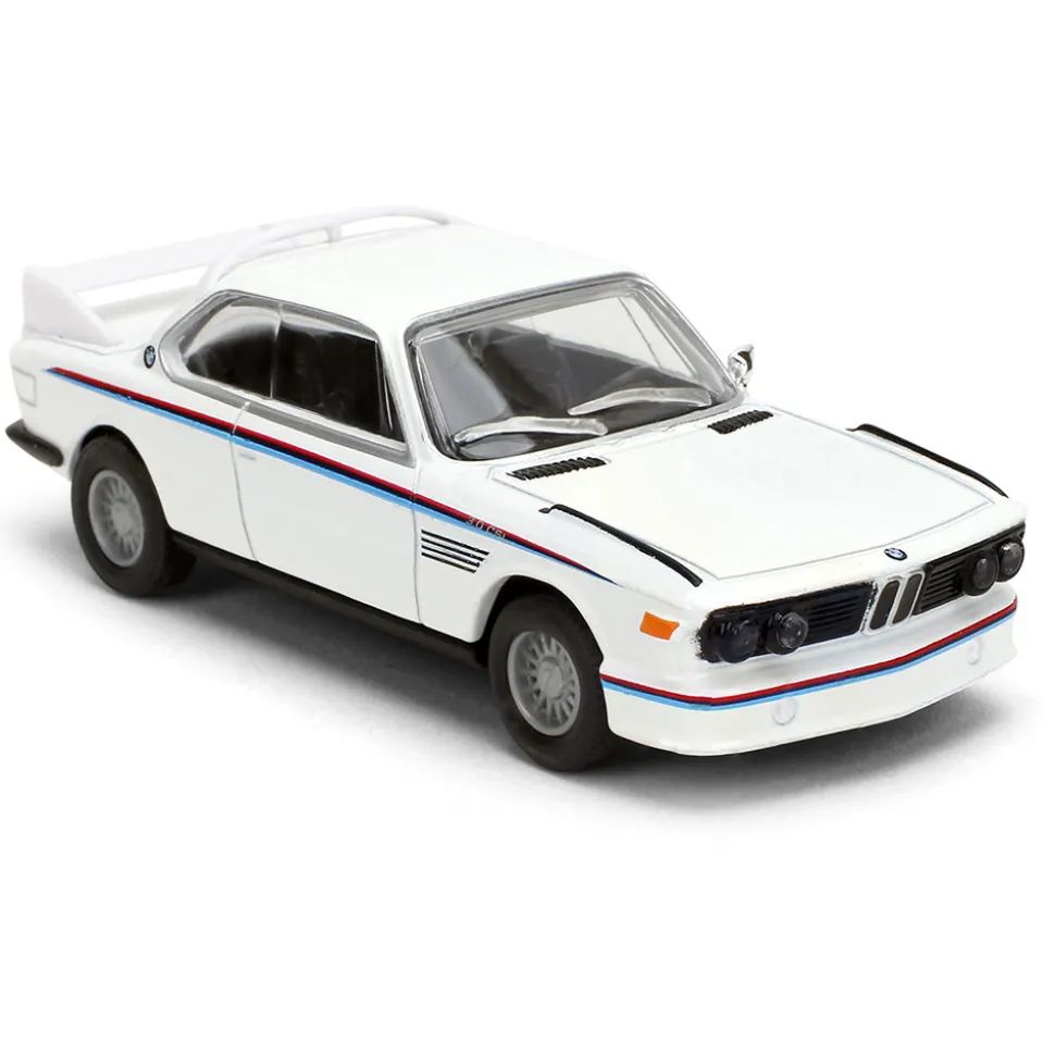1975 BMW 3.0 CSL - White 1:64 Scale Diecast Model Car by Majorette