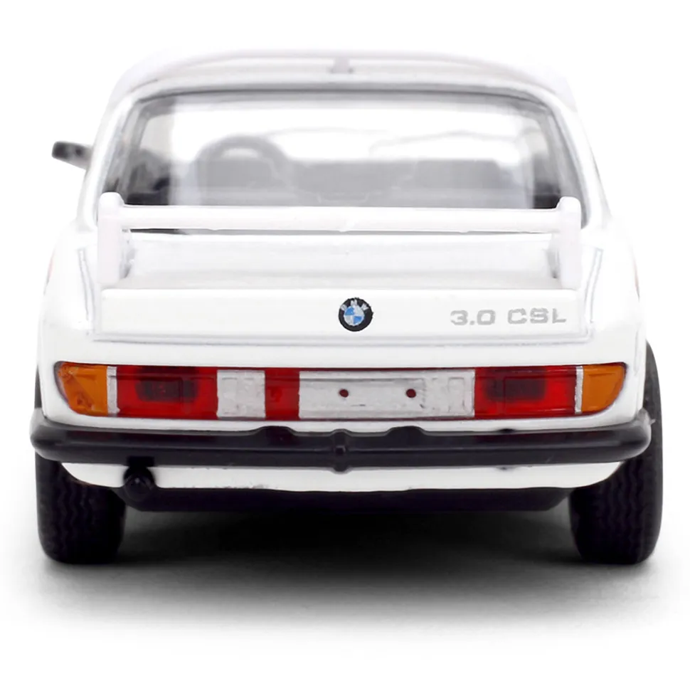 1975 BMW 3.0 CSL - White 1:64 Scale Diecast Model Car by Majorette