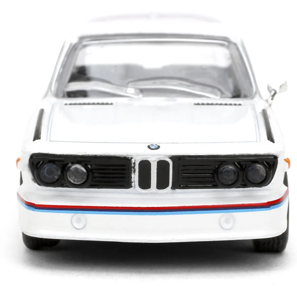 1975 BMW 3.0 CSL - White 1:64 Scale Diecast Model Car by Majorette