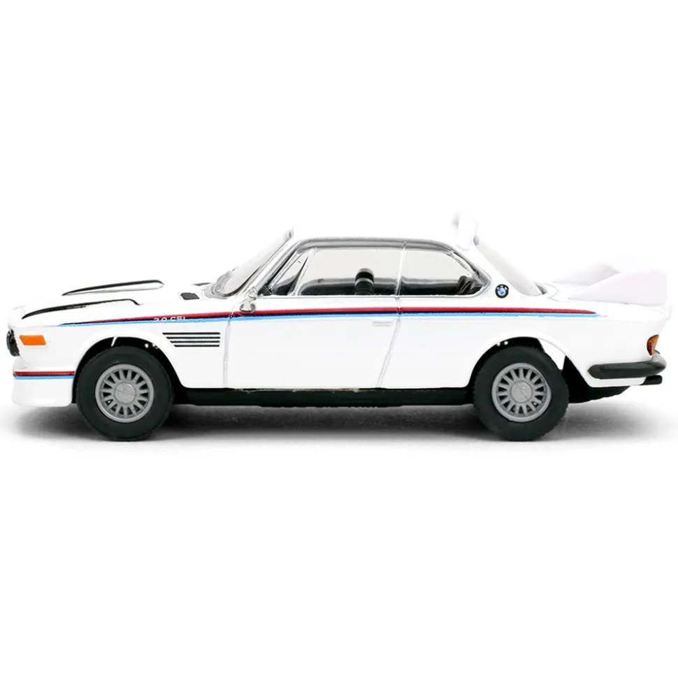 1975 BMW 3.0 CSL - White 1:64 Scale Diecast Model Car by Majorette