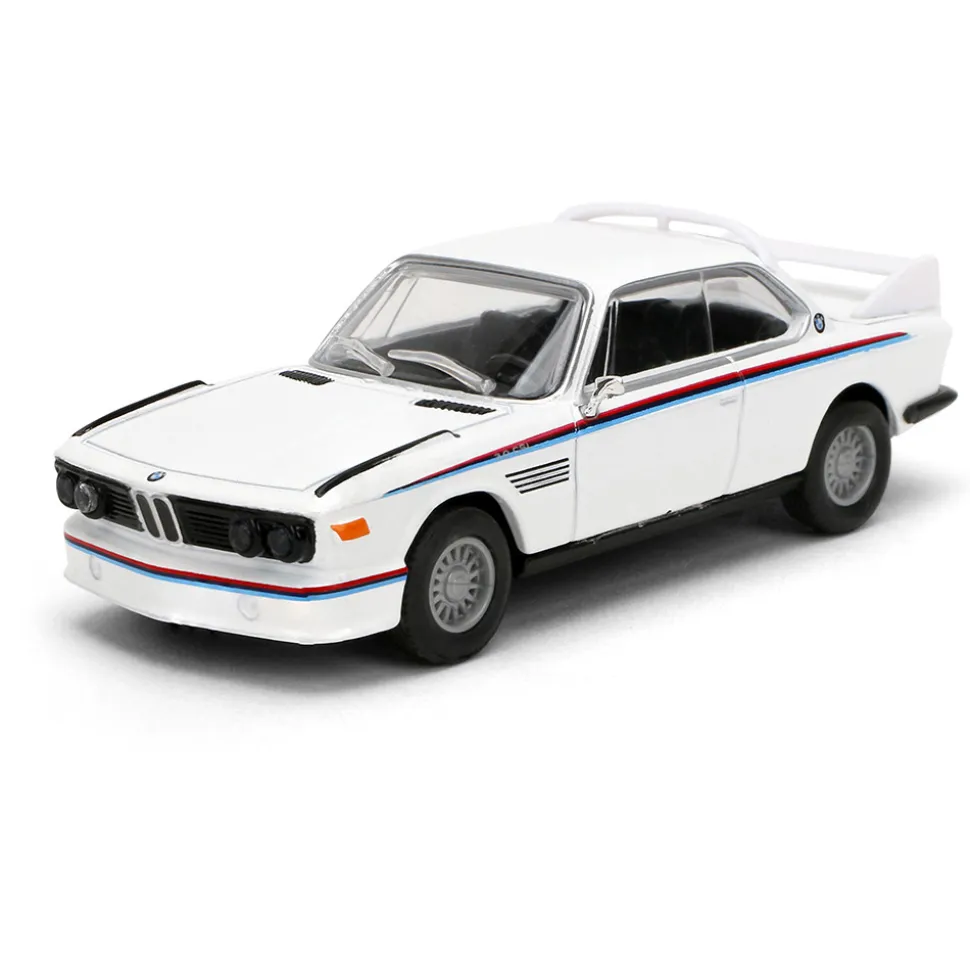 1975 BMW 3.0 CSL - White 1:64 Scale Diecast Model Car by Majorette