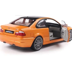 2000 BMW E46 M3 Coupe Solido Works - Orange 1:18 Scale Diecast Model Car by Solido