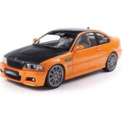 2000 BMW E46 M3 Coupe Solido Works - Orange 1:18 Scale Diecast Model Car by Solido