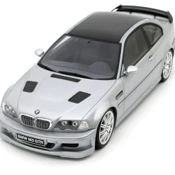 2001 BMW E46 M3 GTR STREET TITAN - SILVER METALLIC 1:18 Scale Cast Resin Model Car by Ottomobile