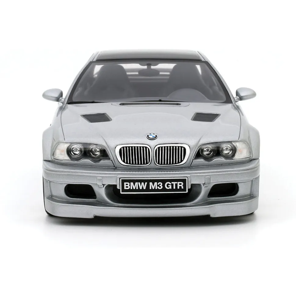 2001 BMW E46 M3 GTR STREET TITAN - SILVER METALLIC 1:18 Scale Cast Resin Model Car by Ottomobile