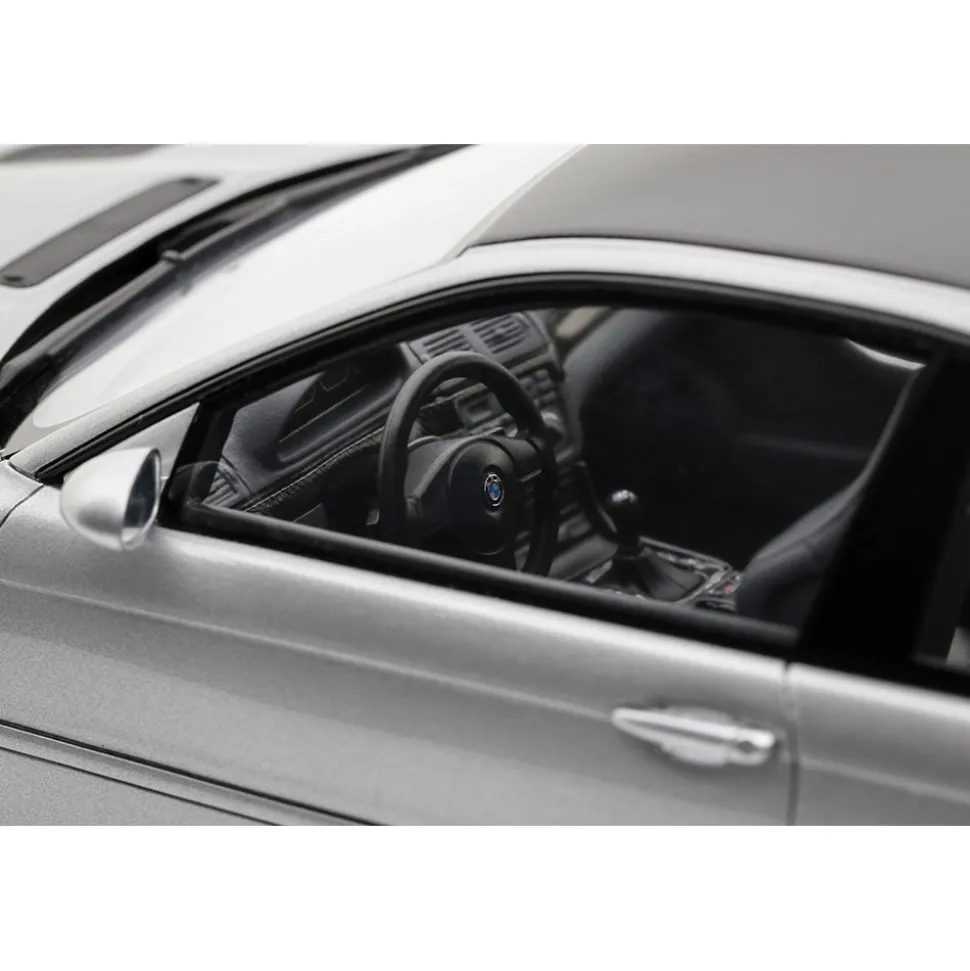 2001 BMW E46 M3 GTR STREET TITAN - SILVER METALLIC 1:18 Scale Cast Resin Model Car by Ottomobile