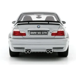 2001 BMW E46 M3 GTR STREET TITAN - SILVER METALLIC 1:18 Scale Cast Resin Model Car by Ottomobile