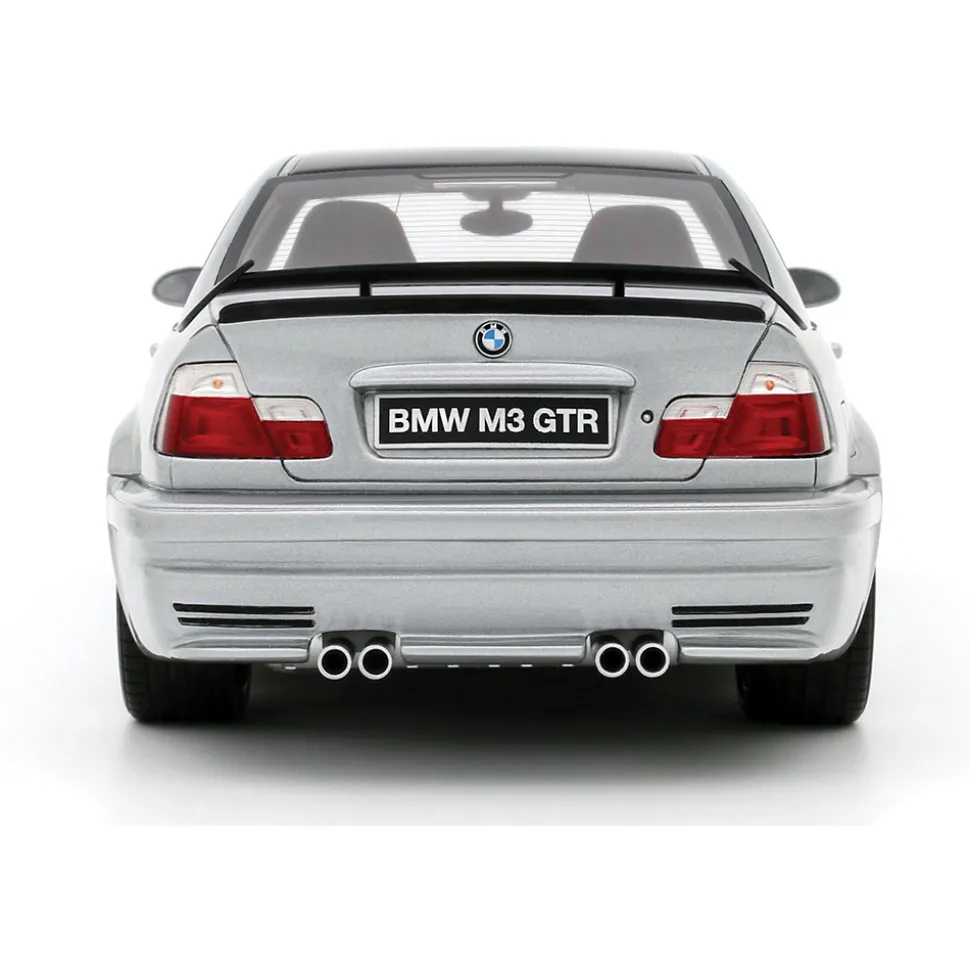 2001 BMW E46 M3 GTR STREET TITAN - SILVER METALLIC 1:18 Scale Cast Resin Model Car by Ottomobile