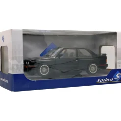 1990 BMW E30 M3 Sport EVO - Glanzschwarz 1:18 Scale Diecast Model Car by Solido