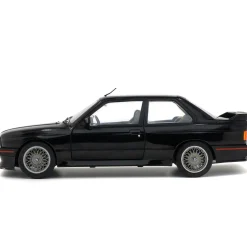 1990 BMW E30 M3 Sport EVO - Glanzschwarz 1:18 Scale Diecast Model Car by Solido