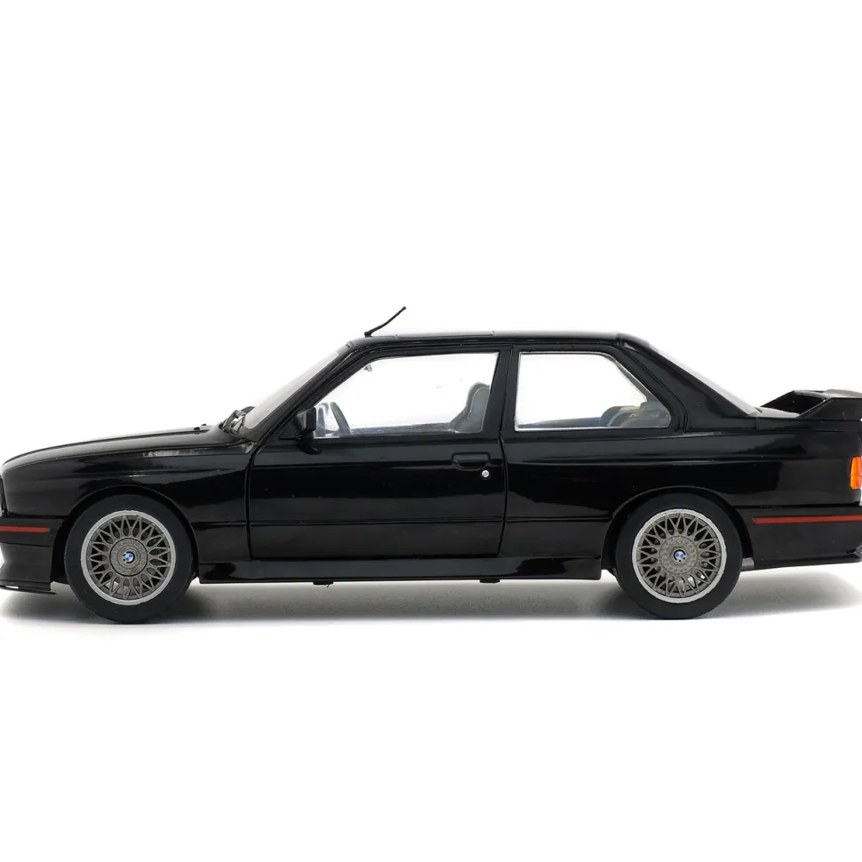 1990 BMW E30 M3 Sport EVO - Glanzschwarz 1:18 Scale Diecast Model Car by Solido