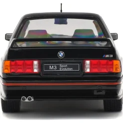 1990 BMW E30 M3 Sport EVO - Glanzschwarz 1:18 Scale Diecast Model Car by Solido
