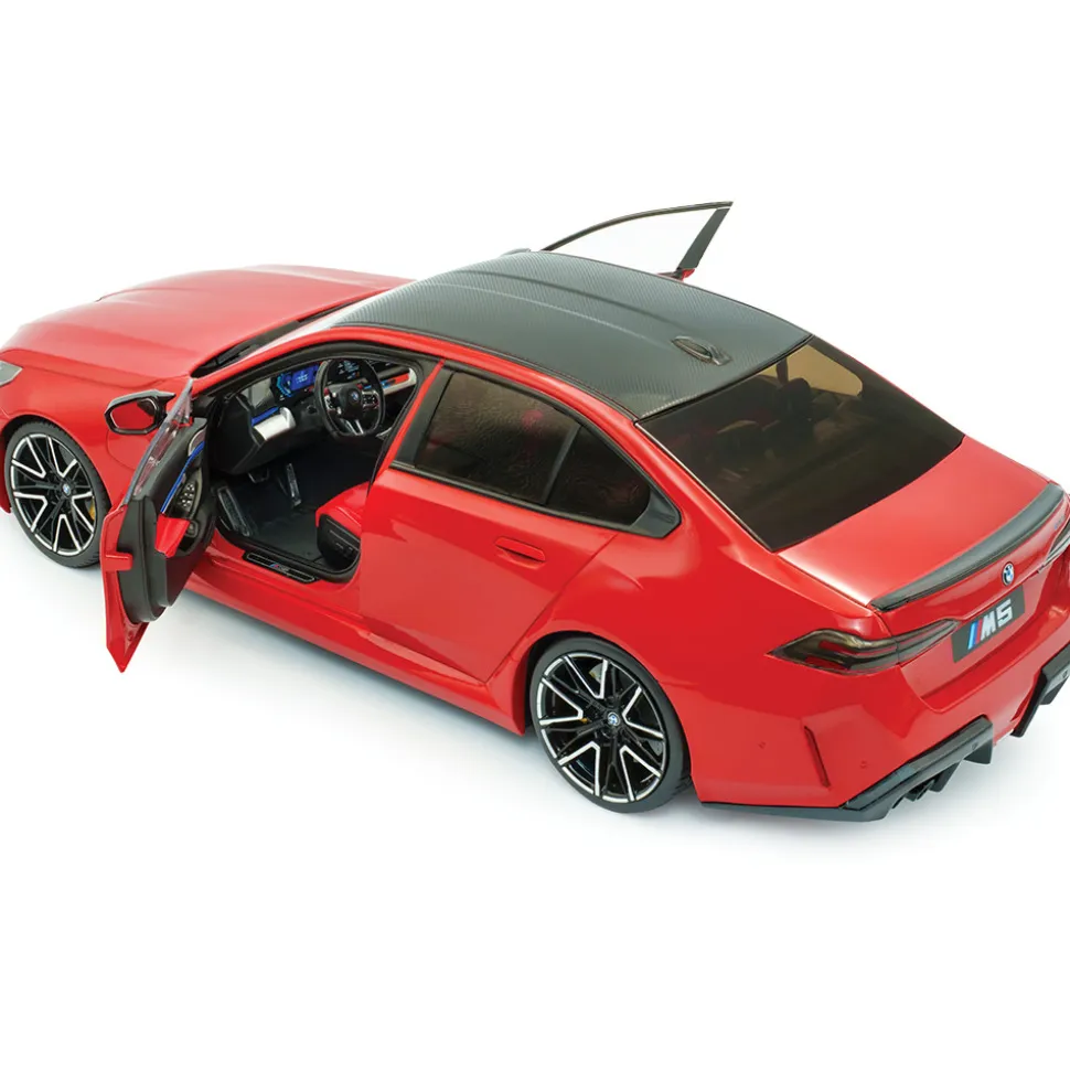 2025 BMW M5 Fire - Red 1:18 Scale Diecast Model Car by Solido