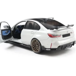 2024 BMW M3 (G80) Performance Parts - Alpineweiss 1:18 Scale Diecast Model Car by Solido