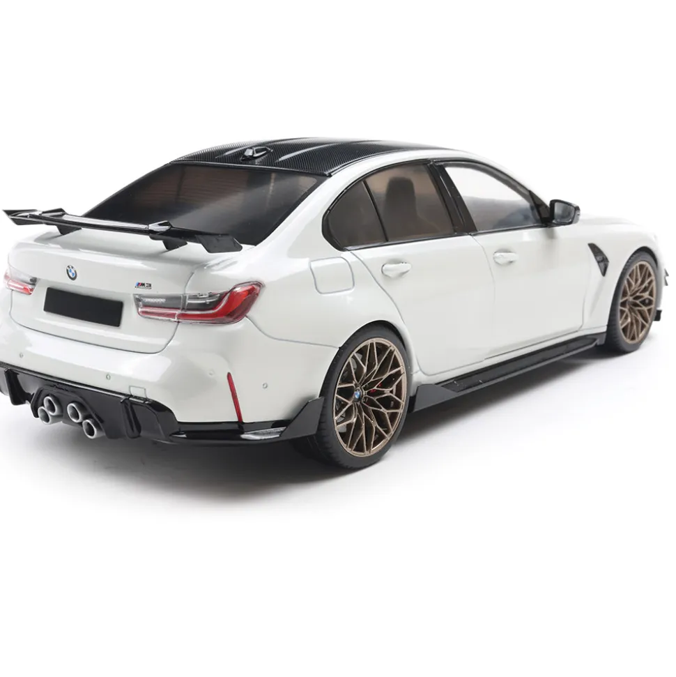 2024 BMW M3 (G80) Performance Parts - Alpineweiss 1:18 Scale Diecast Model Car by Solido
