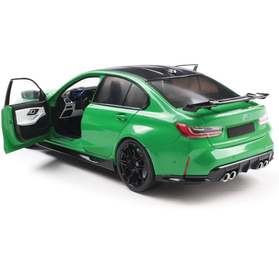 2024 BMW M3 (G80) Performance Parts - Signal Green 1:18 Scale Diecast Model Car by Solido