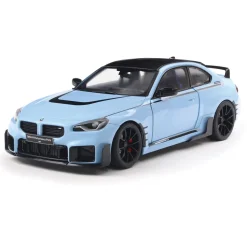 2024 BMW M2 (G87) Performance Parts - Zandvoort Blue 1:18 Scale Diecast Model Car by Solido