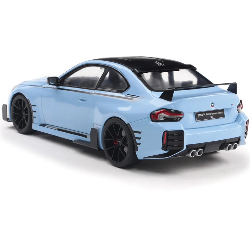 2024 BMW M2 (G87) Performance Parts - Zandvoort Blue 1:18 Scale Diecast Model Car by Solido