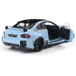 2024 BMW M2 (G87) Performance Parts - Zandvoort Blue 1:18 Scale Diecast Model Car by Solido
