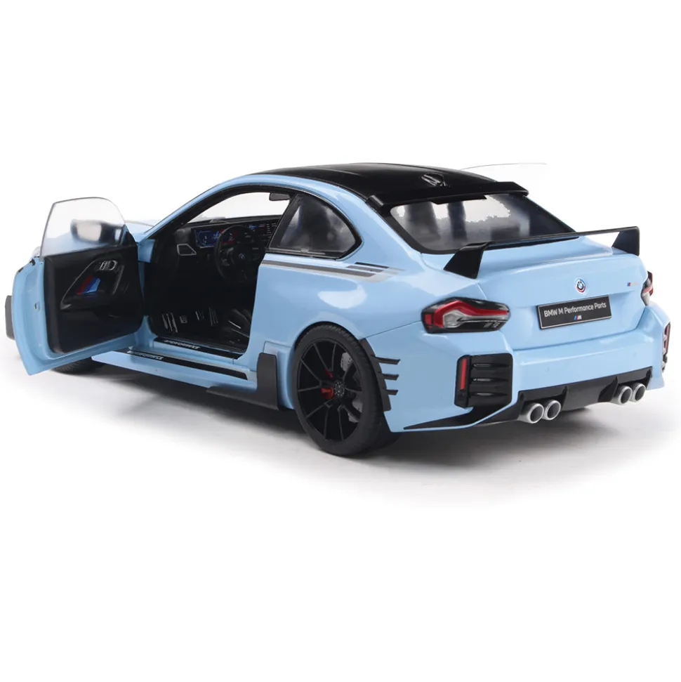 2024 BMW M2 (G87) Performance Parts - Zandvoort Blue 1:18 Scale Diecast Model Car by Solido