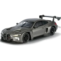 BMW M4 GT3 - Gray 1:24 Scale Diecast Model Car by Motormax