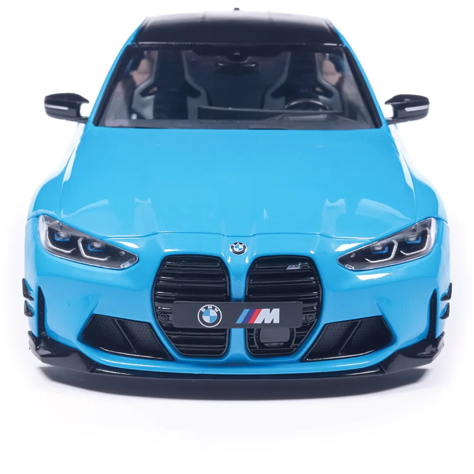 2024 BMW M3 Performance Parts - Daytona Beach Blue 1:18 Scale Diecast Model Car by Solido