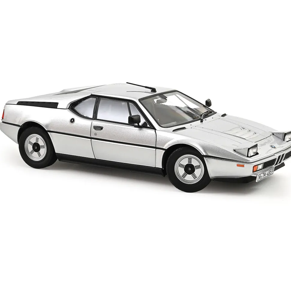 1980 BMW M1 - Silver Metallic 1:18 Scale Diecast Model Car by Norev