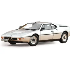1980 BMW M1 - Silver Metallic 1:18 Scale Diecast Model Car by Norev
