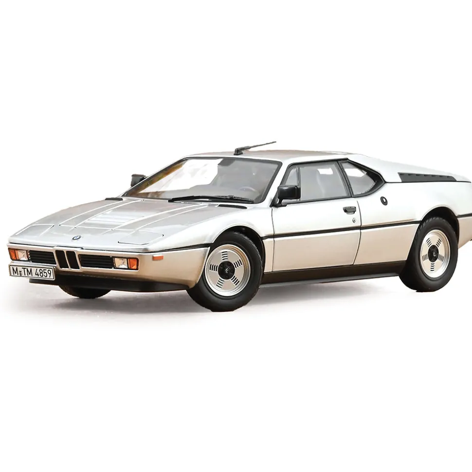 1980 BMW M1 - Silver Metallic 1:18 Scale Diecast Model Car by Norev