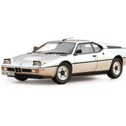 1980 BMW M1 - Silver Metallic 1:18 Scale Diecast Model Car by Norev
