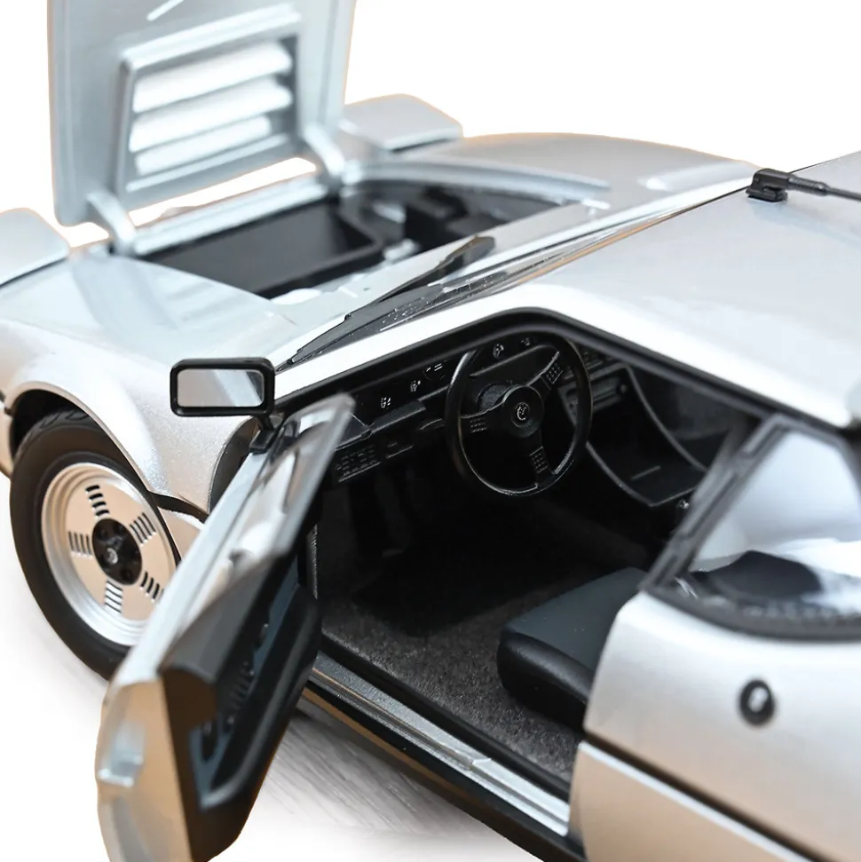1980 BMW M1 - Silver Metallic 1:18 Scale Diecast Model Car by Norev