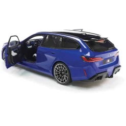 2024 BMW M5 Touring - Marina Bay Blue Metallic 1:18 Scale Diecast Model Car by Solido