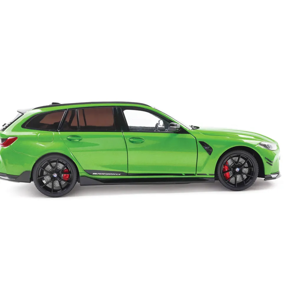 2024 BMW M3 Touring With Performance Parts - Green Metallic 1:18 Scale Diecast Model Car by Solido