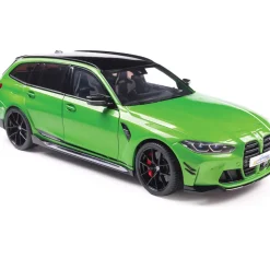 2024 BMW M3 Touring With Performance Parts - Green Metallic 1:18 Scale Diecast Model Car by Solido