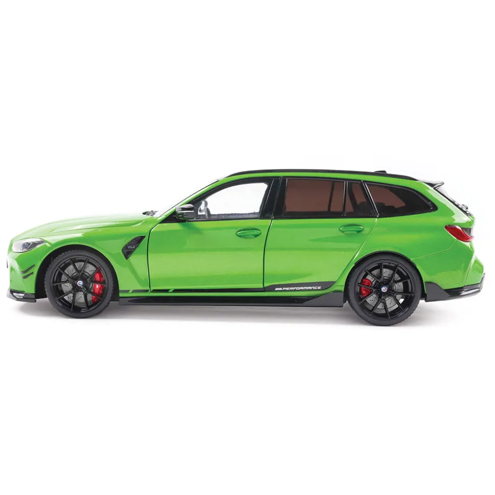 2024 BMW M3 Touring With Performance Parts - Green Metallic 1:18 Scale Diecast Model Car by Solido