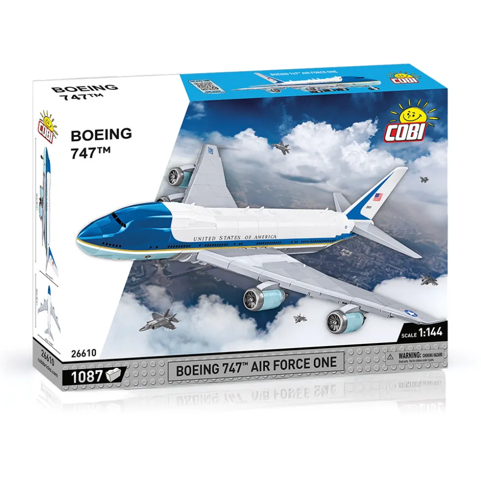 Boeing 747 Air Force One Building Brick Set 1:144 Scale by Cobi Toys