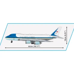 Boeing 747 Air Force One Building Brick Set 1:144 Scale by Cobi Toys
